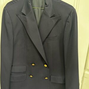 Polo Ralph Lauren Navy Double-Breasted Blazer
